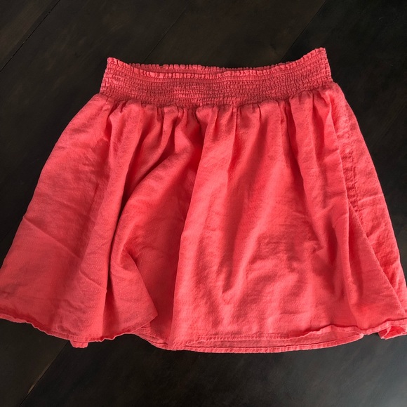 Old Navy Coral Textured Skirt - Picture 1 of 7